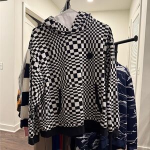 G/FORE Monochrome Checkered Hoodie